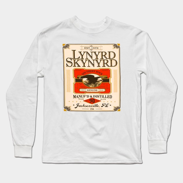 hard rock lynyrd Long Sleeve T-Shirt by world radio 50 podcast